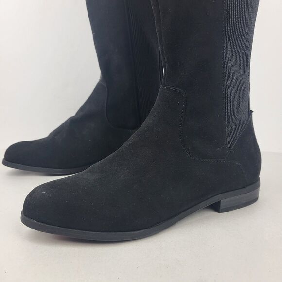 Anne Klein Audrey knee high Riding Boot Black Size 6M - Picture 6 of 13